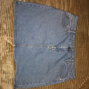 jean skirt